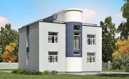 180-005-П Проект двухэтажного дома, просторный коттедж из керамзитобетонных блоков Абакан | Проекты домов от House Expert