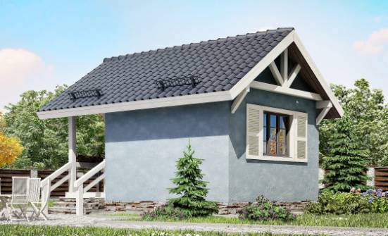 020-001-П Проект одноэтажного дома, маленький загородный дом из дерева Саяногорск | Проекты домов от House Expert