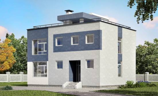 180-005-П Проект двухэтажного дома, просторный коттедж из керамзитобетонных блоков Абакан | Проекты домов от House Expert