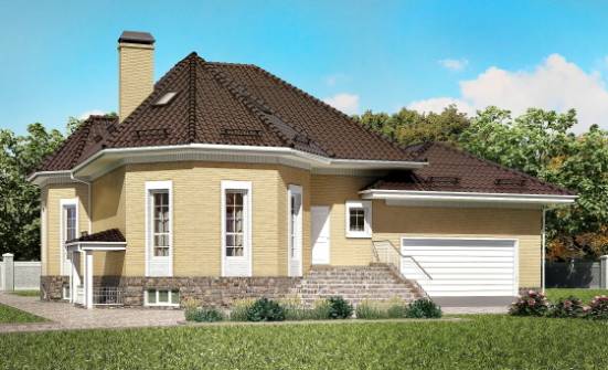 400-001-П Проект трехэтажного дома с мансардой, гараж, классический загородный дом из керамзитобетонных блоков Абакан | Проекты домов от House Expert