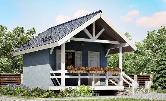 020-001-П Проект одноэтажного дома, маленький загородный дом из дерева Саяногорск | Проекты домов от House Expert