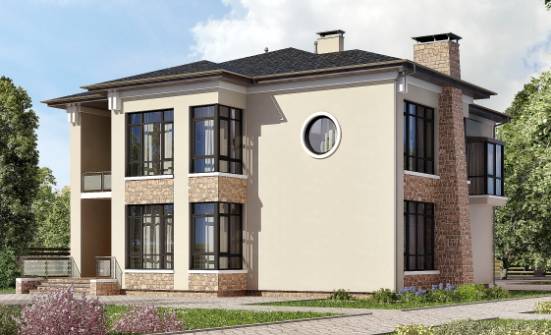 300-005-Л Проект двухэтажного дома, классический домик из кирпича Саяногорск | Проекты домов от House Expert