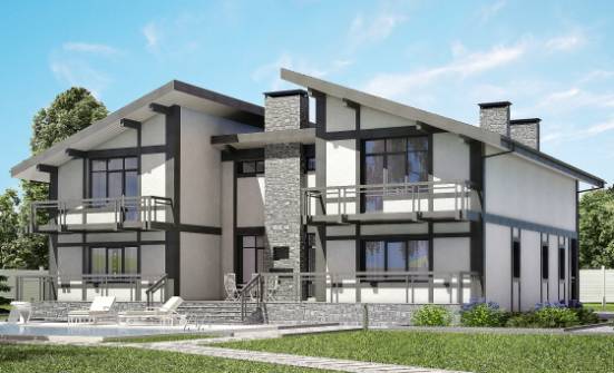 280-002-П Проект двухэтажного дома с мансардным этажом, бюджетный загородный дом из кирпича Абакан | Проекты домов от House Expert