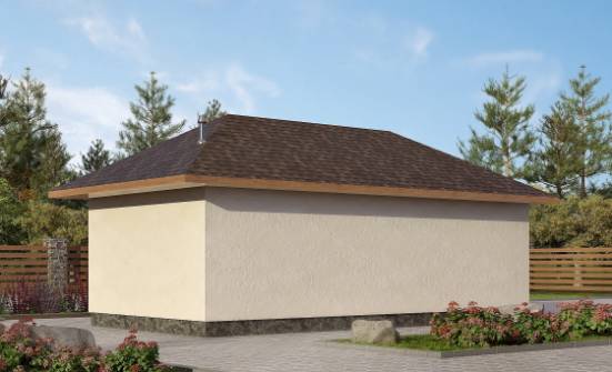 040-001-П Проект гаража из твинблока Абакан | Проекты домов от House Expert