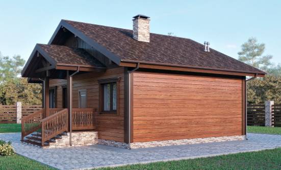065-001-П Проект бани из арболита Саяногорск | Проекты одноэтажных домов от House Expert