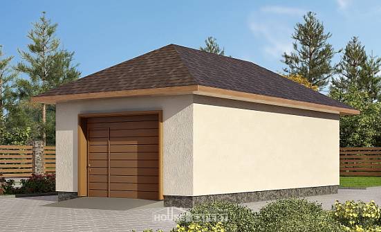040-001-П Проект гаража из твинблока Абакан | Проекты домов от House Expert
