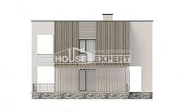 150-017-П Проект двухэтажного дома, красивый дом из поризованных блоков, Саяногорск