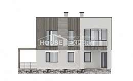 150-017-П Проект двухэтажного дома, современный домик из пеноблока, Абакан