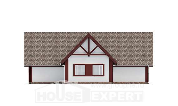 145-002-Л Проект гаража из теплоблока Саяногорск, House Expert