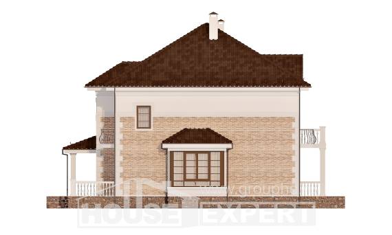 220-008-П Проект двухэтажного дома, классический домик из кирпича, Абакан
