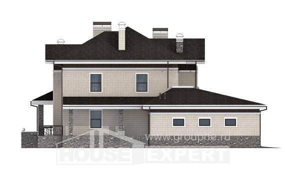 365-001-Л Проект двухэтажного дома, гараж, огромный домик из кирпича, Саяногорск