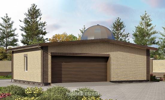 075-001-Л Проект гаража из кирпича Абакан | Проекты домов от House Expert