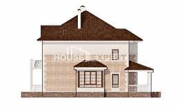 220-008-П Проект двухэтажного дома, средний загородный дом из кирпича, Саяногорск